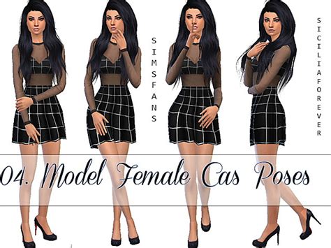 04 Model Female Cas Posesanimation The Sims 4 Catalog