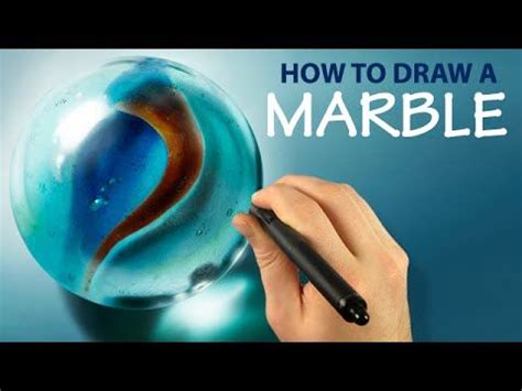 Switch from the pencil to the detail airbrush tool and carefully trace over your sketch to create an outline. How To Draw A Marble - Draw This #15 (Corel Painter ...