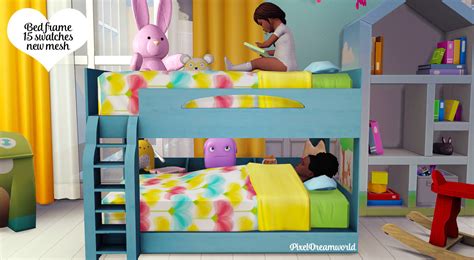 Sims 4 Cc Maxis Match — Toddler Bunk Beds