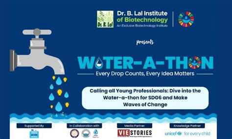 Water A Thon An Idea Exposition Inviting Youth Action For Sdg6