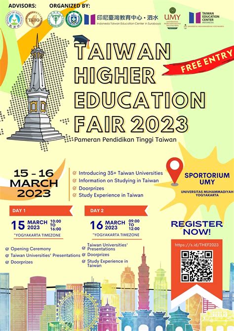 taiwan higher education fair 2023 yogyakarta taiwan education center umy