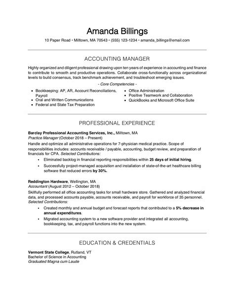 The Best Professional Resume Examples