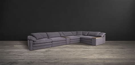 Timothy Oulton Sectional Sofa In Grey Fabric Alto Furniture Living