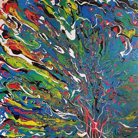 Psychedelic Waves Painting By Alexandra Romano Saatchi Art