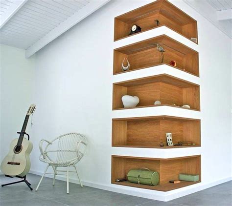 These Around The Corner Shelves Make For A Unique Design Idea Etagere