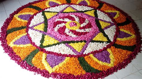 Share Onam Pookalam Outline Sketch Seven Edu Vn