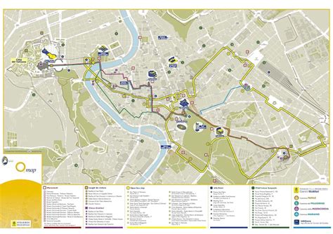 Rome Attractions Map Free Pdf Tourist City Tours Map Rome 2021