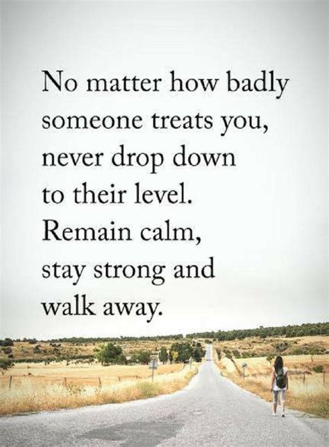 Quotes No Matter How Badly Someone Treats You Never Drop Down To Their