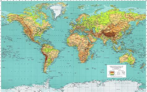 Physical Political World Map 2007 Imagenes Del Mapa M