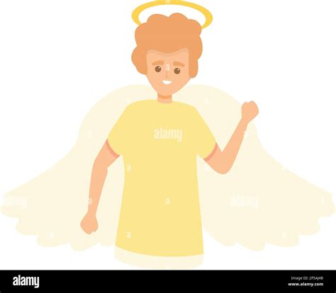 Heaven Angel Icon Cartoon Of Heaven Angel Vector Icon For Web Design