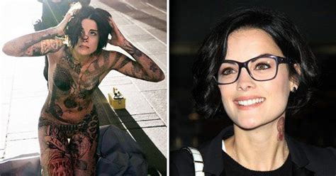 Blindspots Jaimie Alexander Dishes Out On Her Real Tattoos Tattoodo
