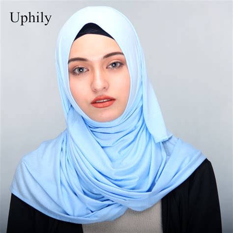 High Quality Women Hijab Scarf Cotton Jersey Hijabs Turban Muslim Hijab