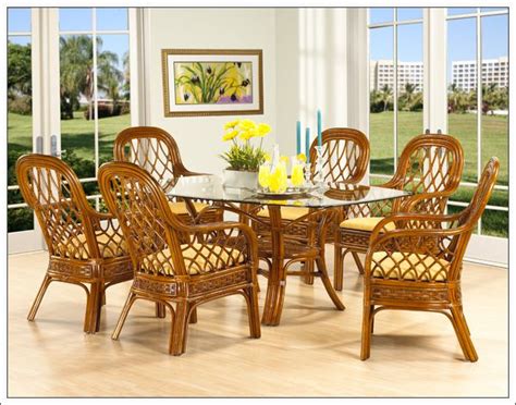 Fdw metal dining chairs set of 4 indoor outdoor chairs patio chairs kitchen metal chairs 18 inch seat height restaurant chair. 58 best Indoor Wicker Dining Sets images on Pinterest ...