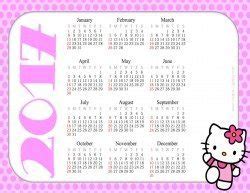 But did you check ebay? Free Printable Hello Kitty Calendars