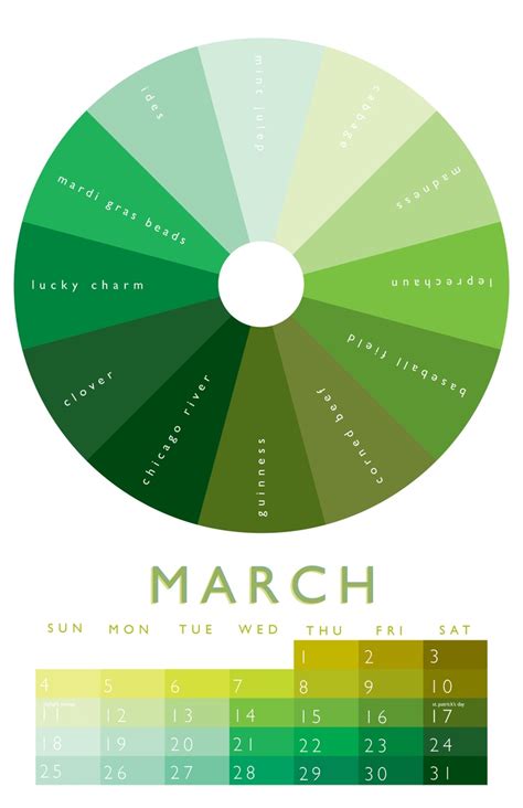 Osha approved cord inspection color code. march. | March colors, Month colors, January colors