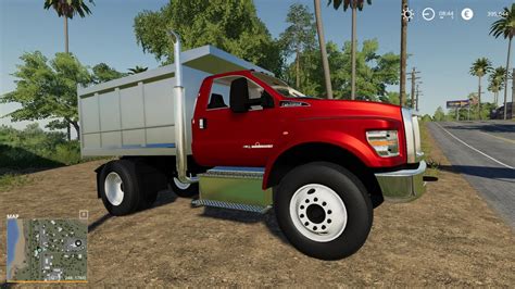 Мод F750 Dump Truck для Farming Simulator 2019