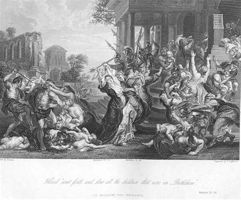 King Herod Massacre Of Innocents Children 1846 Rubens Bible Art Print