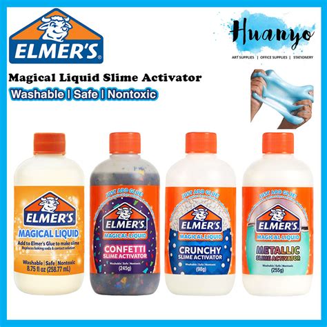 Elmers Magical Liquid Slime Activator Solution Non Toxic Metallic