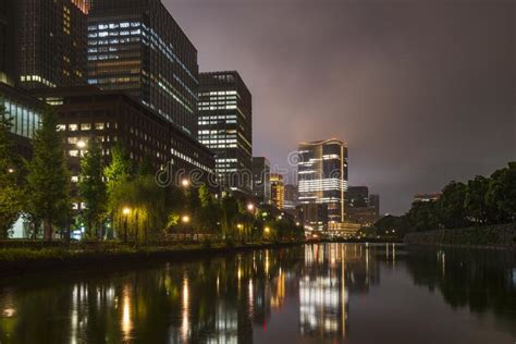 Rainy Night In Tokyo City Japan Editorial Photography Image Of