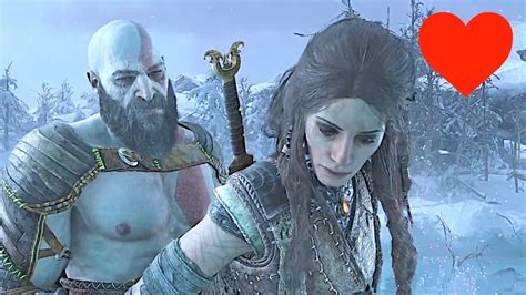 Kratos Compliments Or Flirts With Freya God Of War Ragnarok Youtube