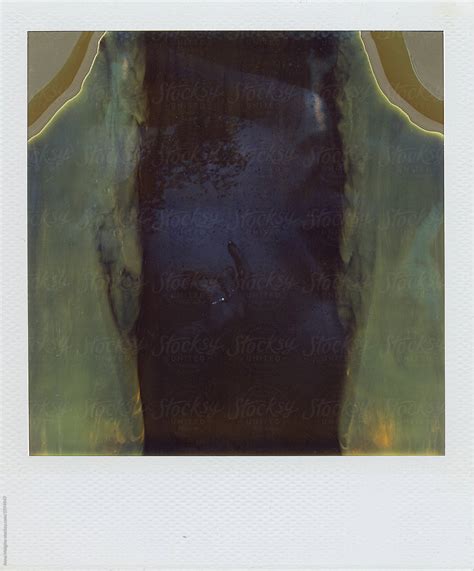 A Dark Polaroid Of A Beautiful Naked Woman Del Colaborador De Stocksy