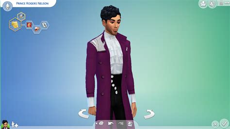 Xdbogoss95s Sims 4 Cc — Prince Rogers Nelson Purple Rain Costume
