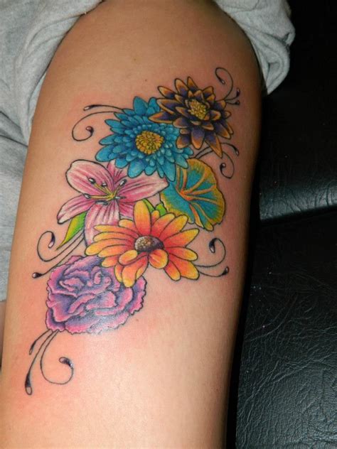 74 Gorgeous Flower Tattoos Design Mens Craze