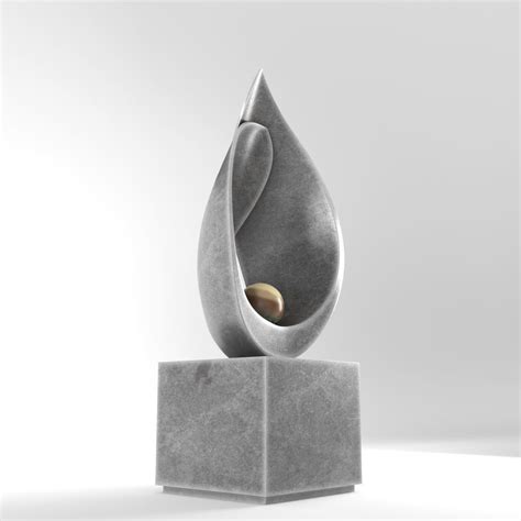 Modern Decorative Abstract Stone Art Sculpture 10 3d Model Cgtrader