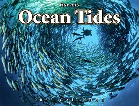 Hawaii Fishing Calendar 2023 Ocean Tides Moon