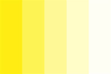 Pearlescent Yellow Color Palette