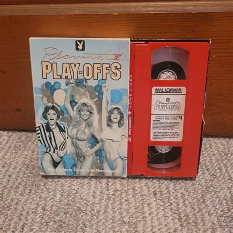 RARE RED VHS Playbabe Playmate Play Offs VHS Karl Lorimar PicClick