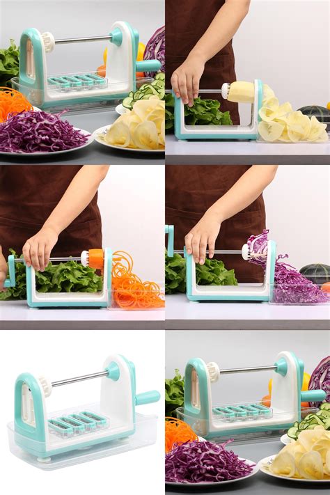 Visit To Buy Handy Mandoline Slicer Vegetable Cutter With 4 Blades