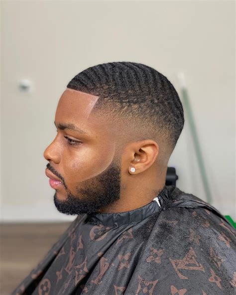Fade Haircut With Waves