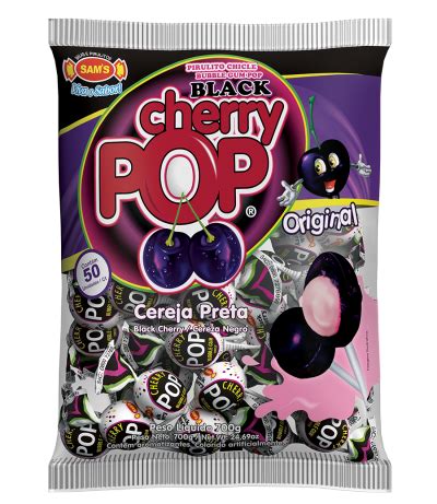 Home bulk candy candy by color black candy black cherry dum dums black party pops. Cherry Pop - Simas