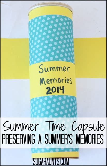 Time Capsule Craft For Summer Memories The Ot Toolbox