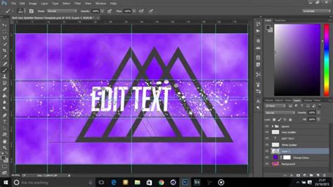 Free Youtube Banner And Avatar Photoshop Template Youtube