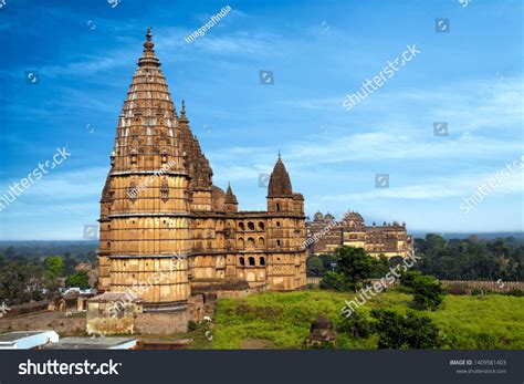 Beautiful View Chaturbhuj Temple Orchha Madhya Stock Photo 1409581403