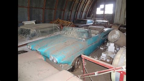 Amazing Edsel Barn Find Rare Cars Parked And Left 1958