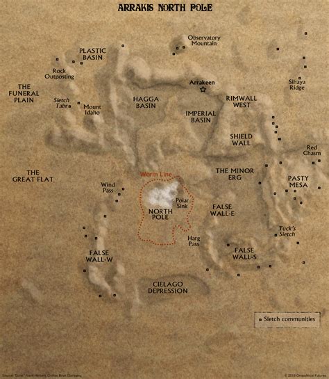 A Nice Map Of Arrakis Rdune