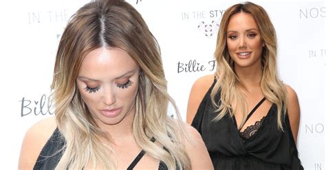 Charlotte Crosby Suffers An Accidental Nip Slip While Posing At In The