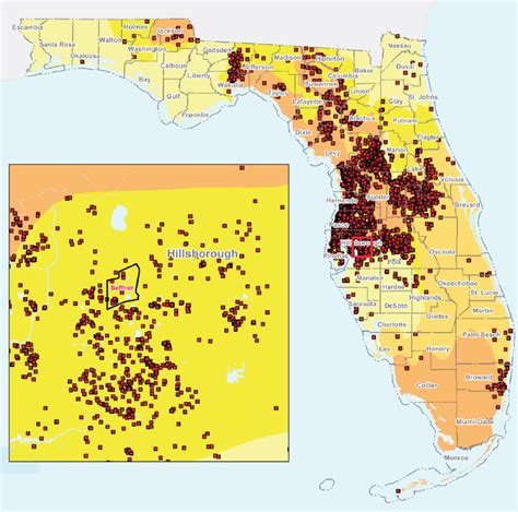 Sinkholes By Counties In Florida Check Out Pinellas County Clearwater