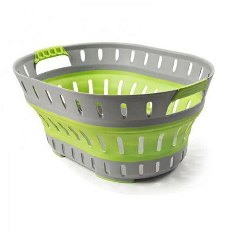 Companion Compact Pop Up Folding Laundry Basket Green Tentworld