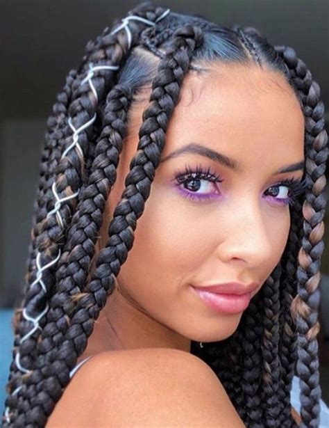 This braid type involves creating mini cornrows along with your natural parting but. Pin by Shayla on CORNROW QUEEN | Goddess braids, Cornrows ...