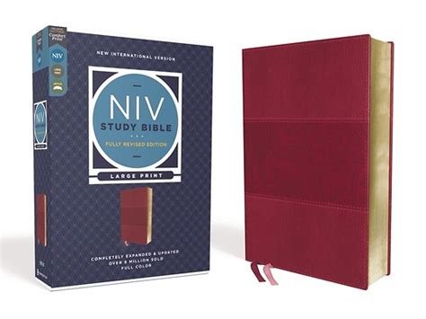 Niv Study Bible Fully Revised Edition Large Print
