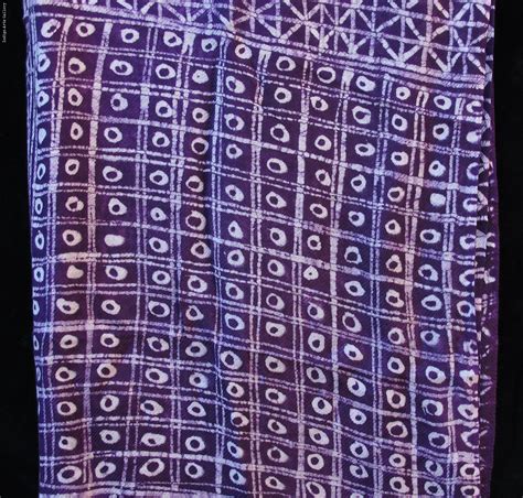 Batik Shawl On Rayon By Gasali Adeyemo Indigo Arts