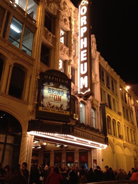 Bring It On At The Orpheum Broadway Shows Bring It On Musical Theatre