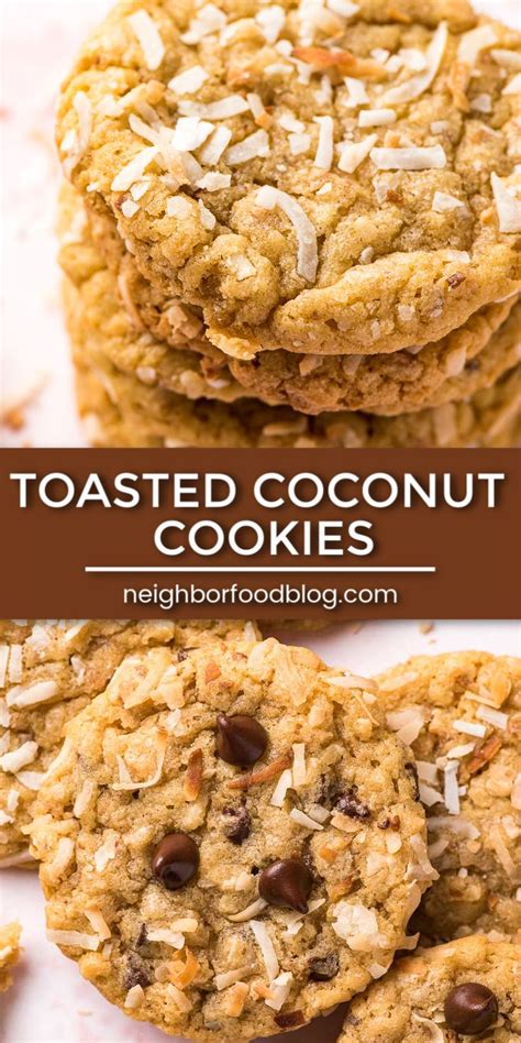 Irresistible Chewy Toasted Coconut Cookies Recipe