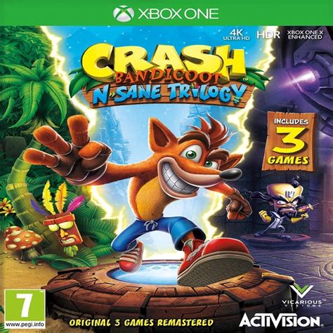Купити Crash Bandicoot Nsane Trilogy англійська версія Xbox One в