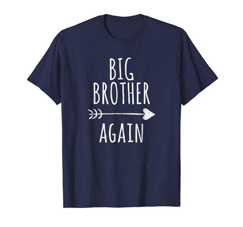 Special Shirts Big Brother Again Shirt For Boys With Arrow And Heart