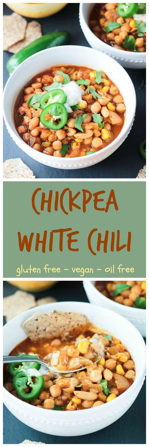 Chickpea White Chili Dairy Free Vegan ~ Veggie Inspired